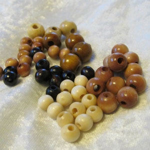 Choose your own wood bead paternoster prayer beads image 1
