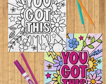 You Got This Coloring Sheet