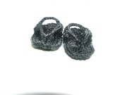 Baby Gray Shoes, Infant Flip Flops, Baby Shoes, Gray Baby Shoes, Baby things, Baby Sandals, Baby shower gift, Baby photo prop