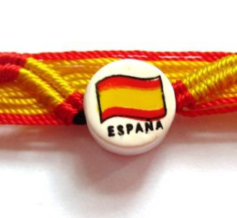 Spanish / Spain / Espana Cotton Woven Wrist Ties / Bracelets / Etsy UK