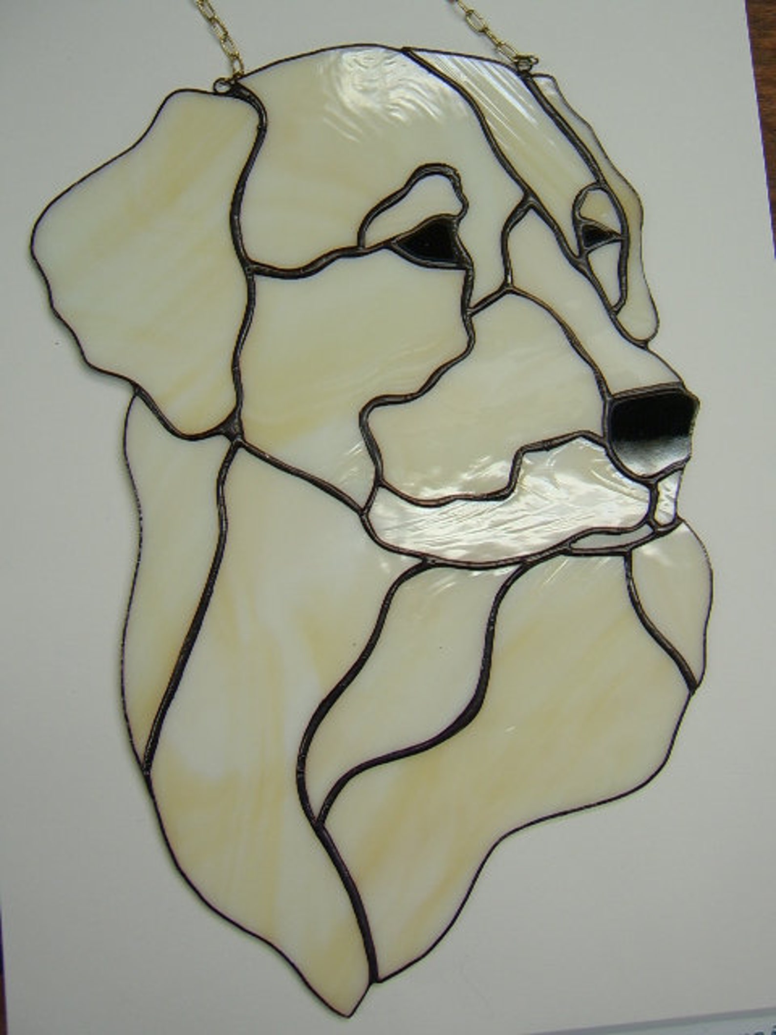 Golden Retriever Labrador Dog stained glass suncatcher Puppy Etsy