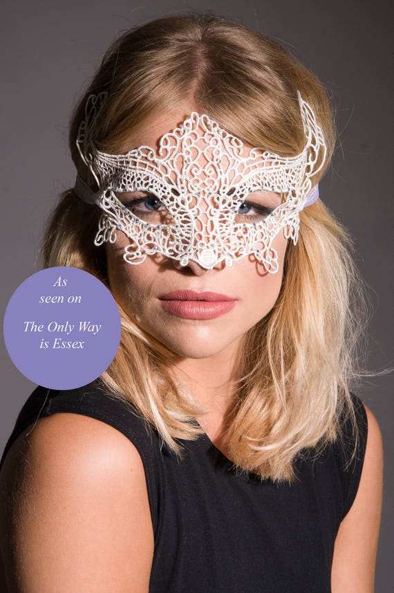 White Lace Mask Masquerade Mask Lace Eye Mask Party Mask
