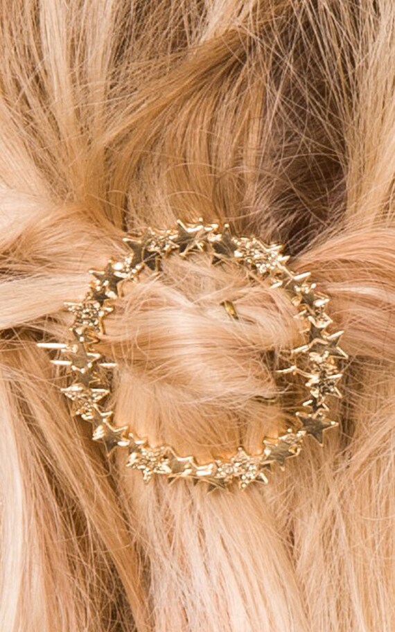Star Hair Clip Hair Barrette Hair Accessory Metallic Hair Etsy
