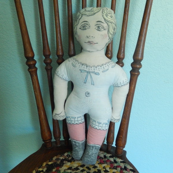 Fabric Doll Face Etsy