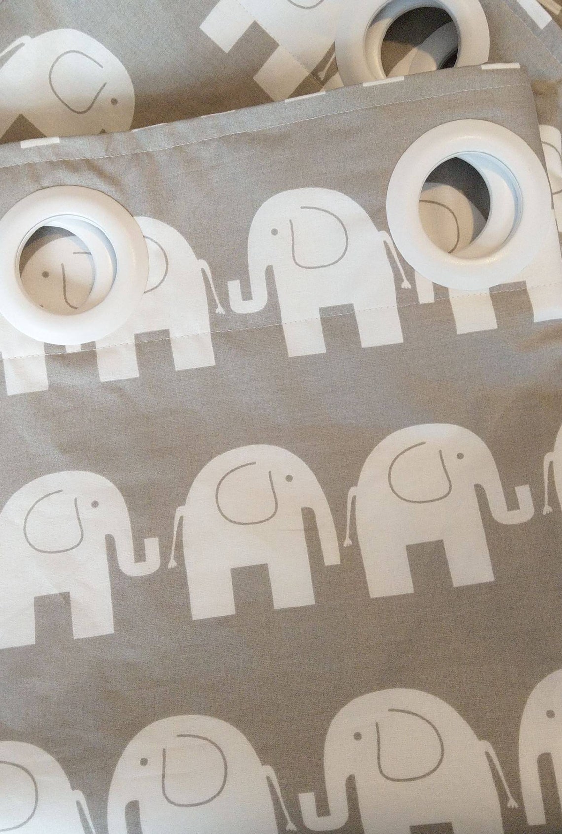Elephant curtains nursery curtains baby's room curtains Etsy