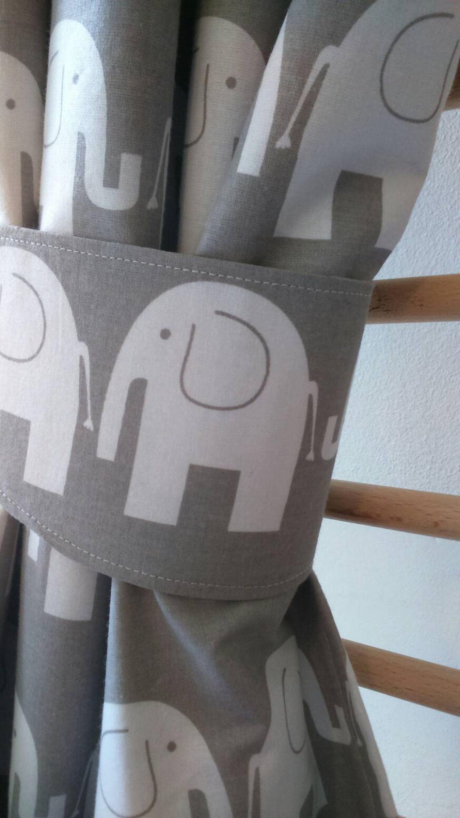 Elephant curtains nursery curtains baby's room curtains Etsy