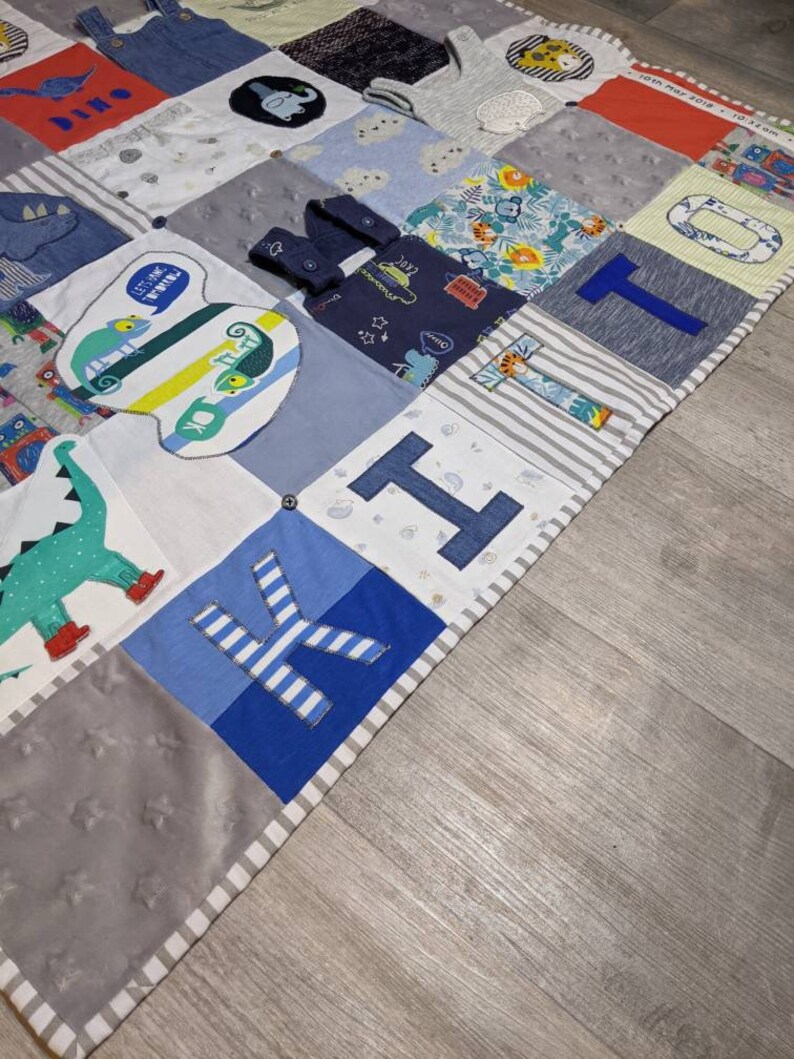 Kindsgut coperta per bambini, coperta per neonati morbida, nuvole, cotone, 80 cm x 100 cm, coperta coccole per neonati/bambini, ecologica/priva di sostanze nocive