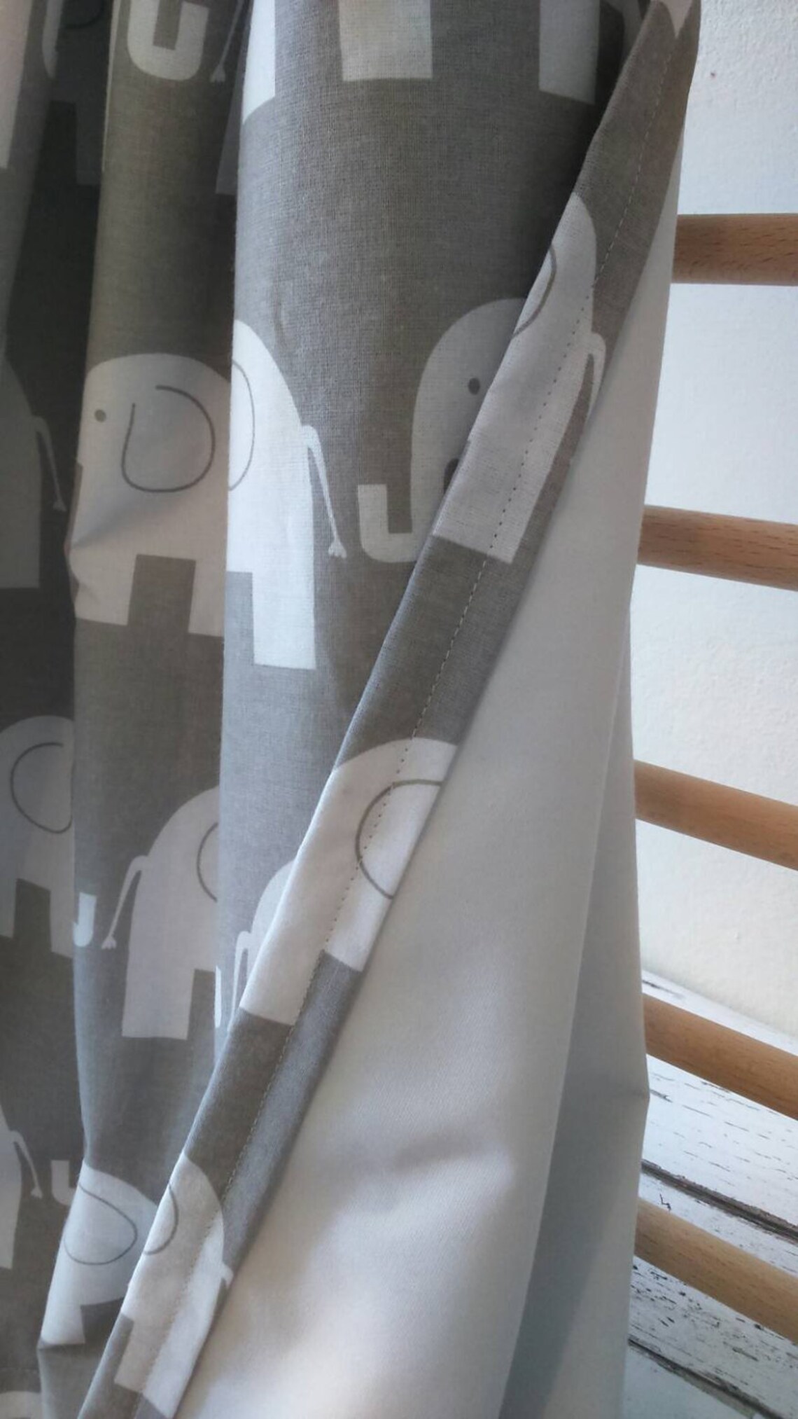 Elephant curtains nursery curtains baby's room curtains Etsy