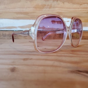 Sunglasses, Vintage Sunglasses, Oversized Vintage Sunglasses FRAMES ONLY, 70 Women Pastel Sunglasses,Large Square Sunnies,New Old Stock Eyew