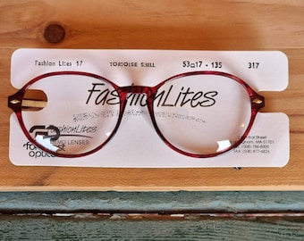 Oval Vintage Eyeglasses, Vintage Eyewear, Vintage Burgundy Eyeglasses, New 80s Vintage Women Optical Glasses Frames, NOS Red Eyeglasses
