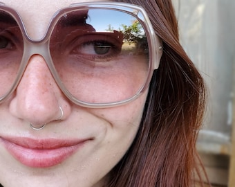 Solglasögon, Vintage solglasögon, 70-tals solglasögon för kvinnor, Stora fyrkantiga vintage solglasögon, Stora bruna solglasögon, Nya gamla glasögon