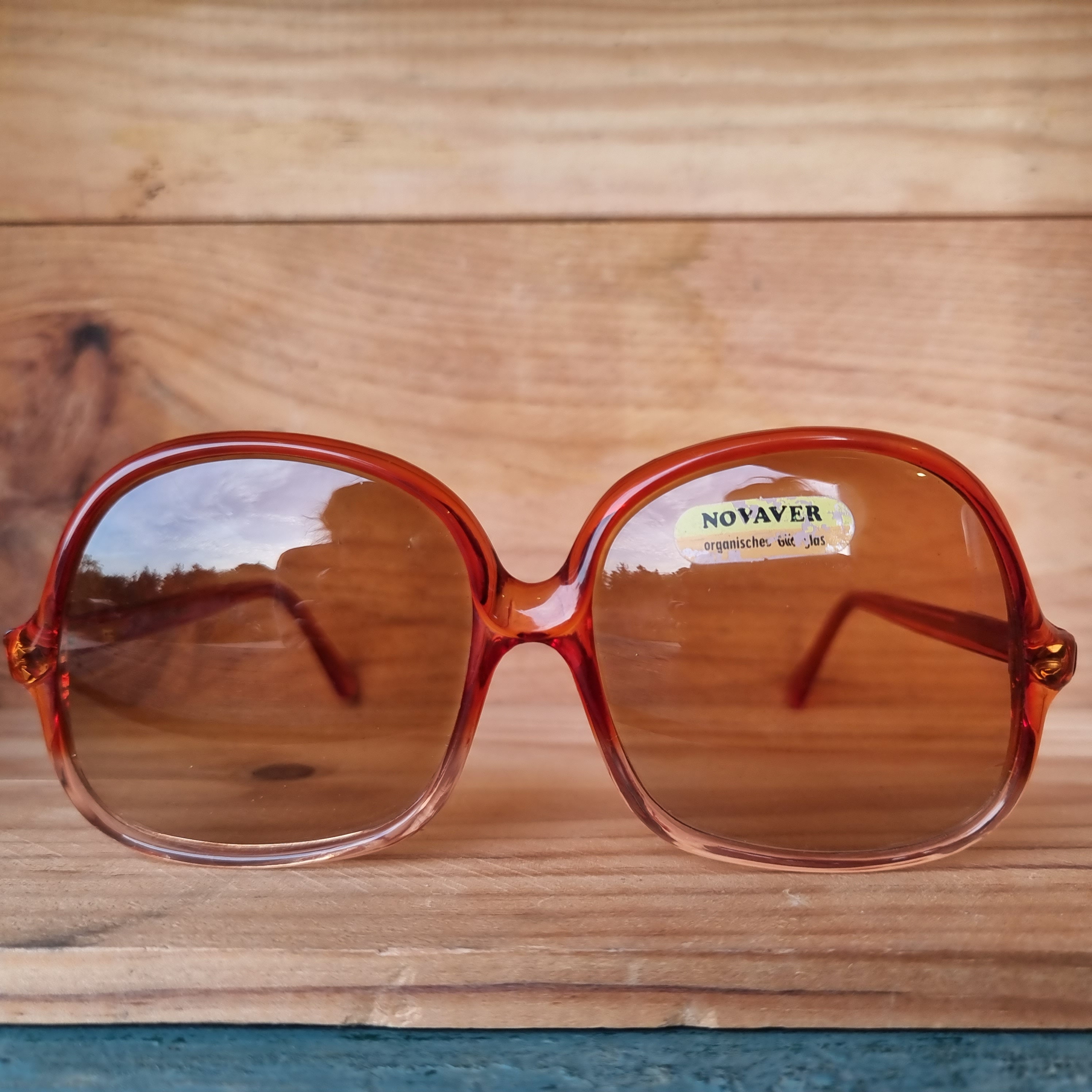Orange-brown Oversized Vintage 70