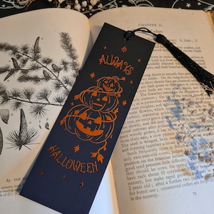 Always Halloween Cooper Foil Bookmark