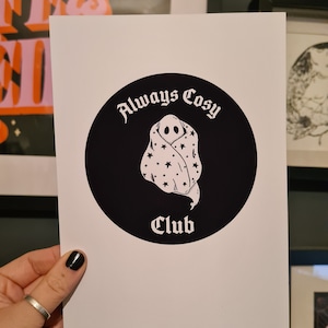 Always Cosy Club Spooky Print