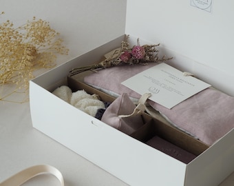 Spa gift box • Home day spa • Natural gift set • Self-care box • New baby gift set • Relaxation gift box for mom and baby • Christmas Gift