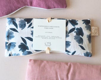 Weighted Eye Pillow. Migraine and Stress Relief. Natural Organic Cotton with Lavender. Hot/Cold Therapy. Aromatherapy. Yoga - Meditation