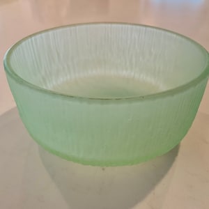 Green “Sea Glass” Berry Bowl