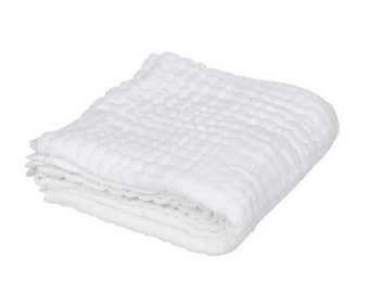 Six Layer Organic Cotton Muslin Quilt Throw Blanket Large