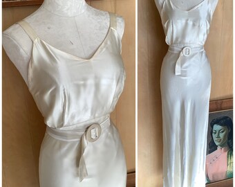1920s satin dress
