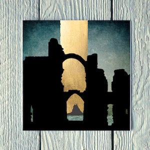 Lindisfarne-bedevaart nr. 2, wenskaart