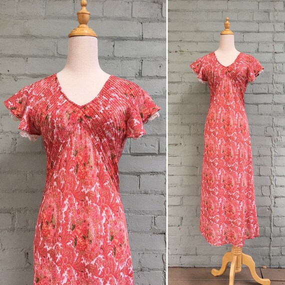 vintage 80s April Cornell cottagecore dress / 1980