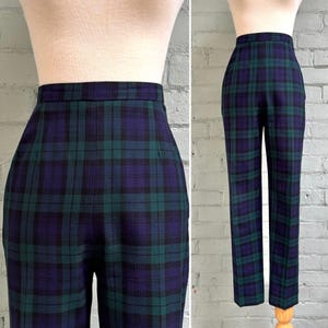 80s Plaid Pants - Etsy