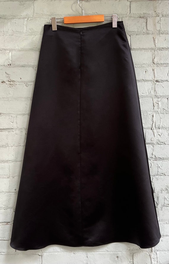 vintage 1990s black maxi skirt 90s elegant evenin… - image 7