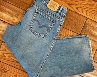 Vintage 90s Levi's Orange Tab Jeans: Straight Leg, 30.5" Waist