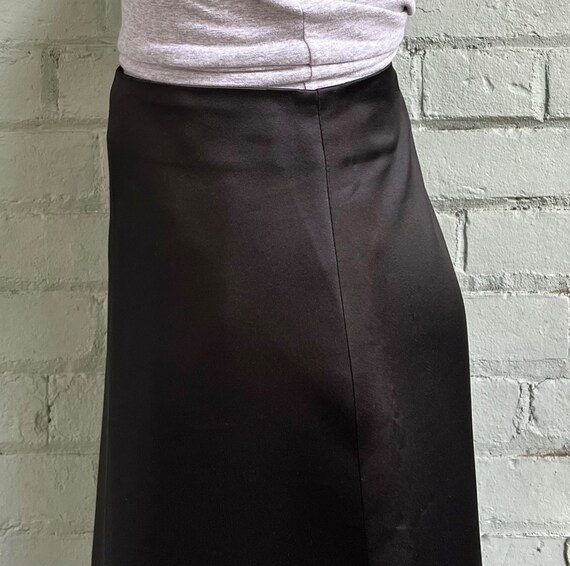 vintage 1990s black maxi skirt 90s elegant evenin… - image 5