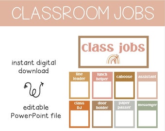 Einfaches, bearbeitbares Job-Chart