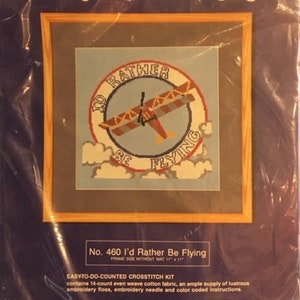 I&#39;d Rather Be Flying - Needles &#39;N Hoops - No. 460 Cross Stitch