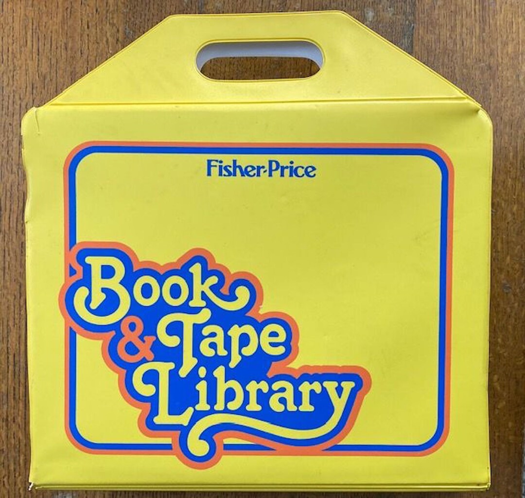 Vintage Fisher Price Storage Case Book & Tape Library Etsy