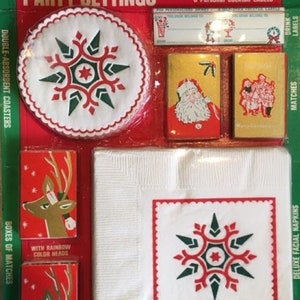 Amco - Holiday party Settings - 36 Piece Ensemble Pleasure Pak - 1966