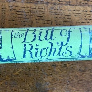 Columbia Documents - The Bill of Rights - A Replica of the Original Document On Hand Finished Genuine Parchment