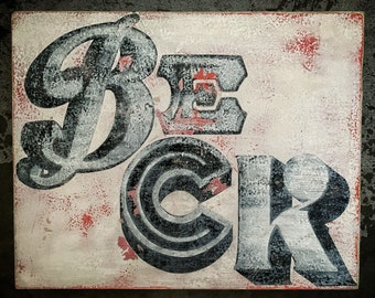 Custom Name  and Typography Painting
