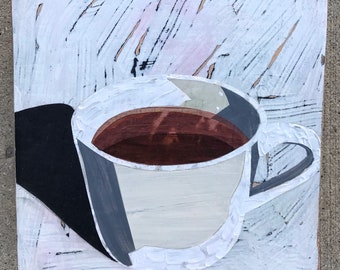 Still Life painting of Tea or Coffee in a Coffee Mug