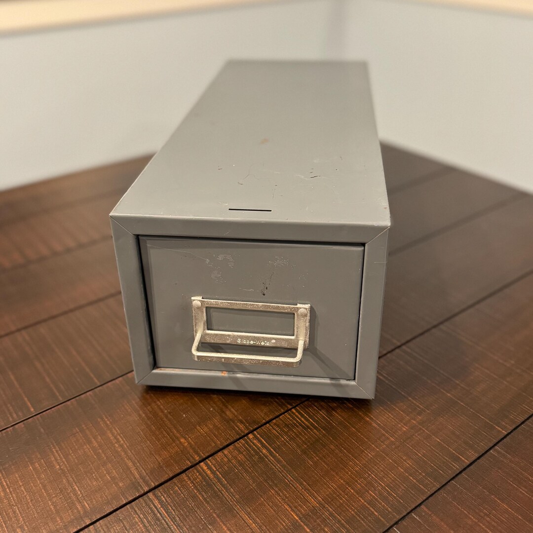MCM Card Catalog Drawer- Industrial Chic! - Etsy