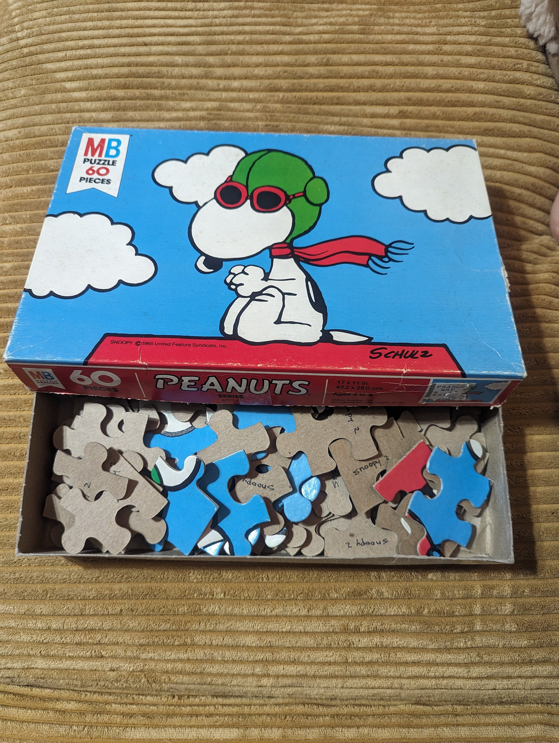 1965 Snoopy 60 Piece Puzzle Peanuts Series 4772-4 - Etsy
