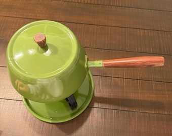 MCM Avocado Green Fondue Set (Excellent Condition!)