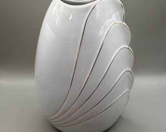Vintage Silberdistel Fayencen Germany Ceramic Vase | Vintage West