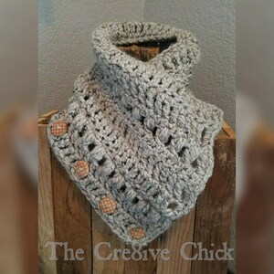 Crochet PATTERN Outlander fan Cowl Scarf, Versatile Design, worn different ways, slouchy, comfy INSTANT download Pdf Great DIY gift image 2