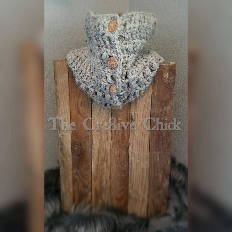 Cozy Cowl like OUTLANDER Scarf, Crochet PATTERN, worn different ways, slouchy, comfy & stylish instant download Pdf only DIY image 1