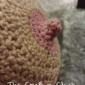 Baby BOOB Beanie newborn hat breastfeeding Crochet Pattern | Great babyshower gift for Mom! Pattern only!!! INSTANT download! PDF