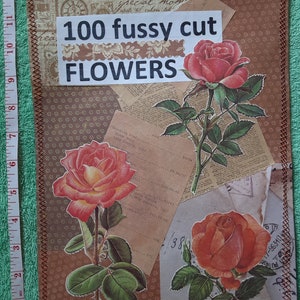 100 kieskeurige snijbloemen decoraties scrapbooking kaarten maken junk journal