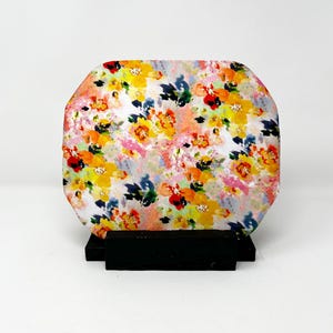 Reusable 8&quot;x8&quot; Pan Cover, Enchanting Floral