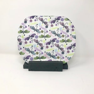 Reusable 8&quot;x8&quot; Pan Cover, Dragonflies