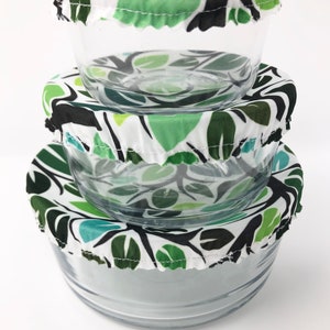 Reusable Bowl Covers Mini Set, Eco Trees