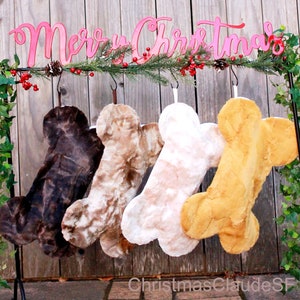 Dog Christmas Stockings Personalized, Christmas Stockings for Dogs and Cats, Simple Classic Minimalistic Stockings, pet paw stockings