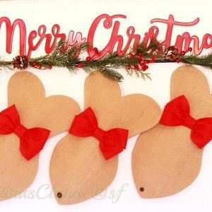 Personalized Burlap Cat Christmas Stocking: Handmade Holiday Decor
