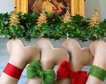 Dog Stocking, Personalized Dog bone Stocking, Christmas Stockings for Dogs and Cats, handmade woth love, Beautiful!
